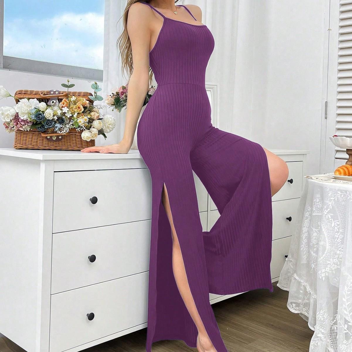 European & American Women s Pajamas - SHEIN TEMU Homewear Collection Medium фиолетовый