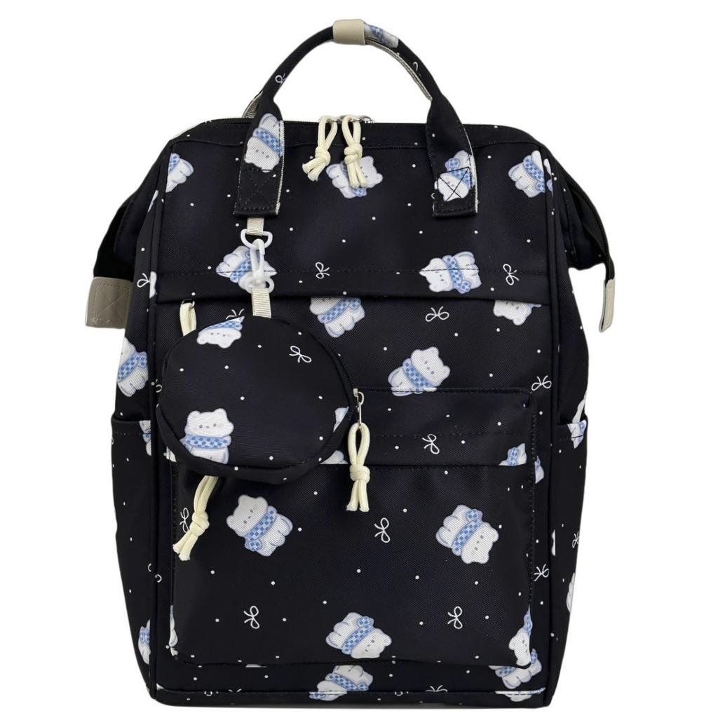 Schoolbag Printed Backpack Female Students Large Capacity High Value Niche School Bag Junior High School Student High School Student Leisure Going