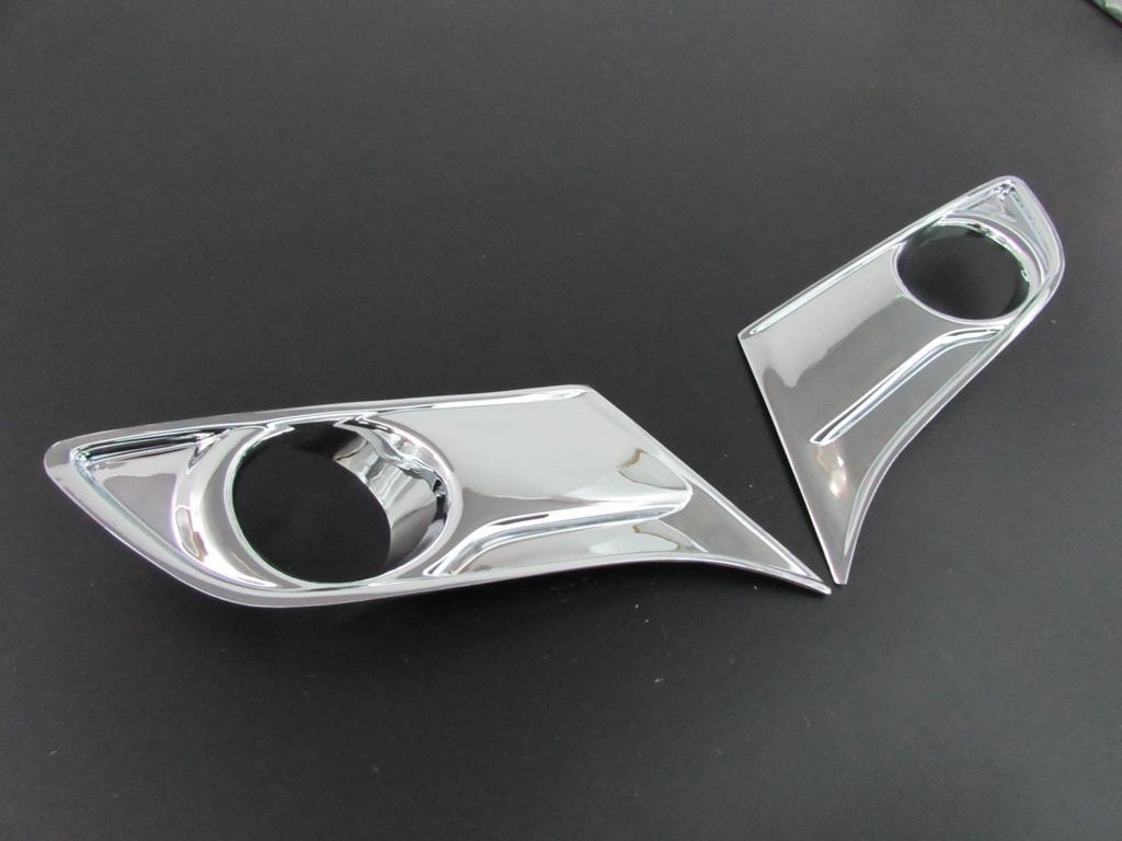 BRIGHTZ Chrome Fog Light Type for Delica MB15S with Delica Delica Covers, A, D2 (Pre-facelift) [FOG-COV-128] (Compatible MB, MB15, B15, 15, D2, D2,