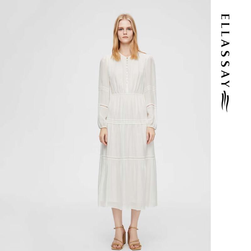 ELLASSAY Elegant Retro Jacquard Midi Dress