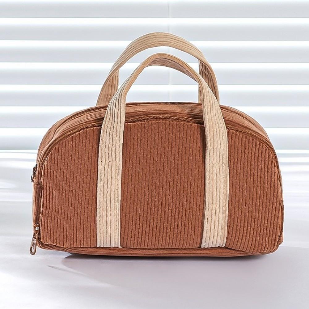 Large Capacity Stationery Bag Thickened Pencils Pouch Creative Colored Velvet Pencil Bag Student