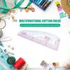 1pc Practical Drawing Tailoring Ruler Multi-function Cutting Measuring Plastic Curve Ruler Tailor Yardstick Sewing Tools