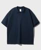 JEMUT Finns Oversized Collared Short Sleeve Tee Dark Navy Yhst2354