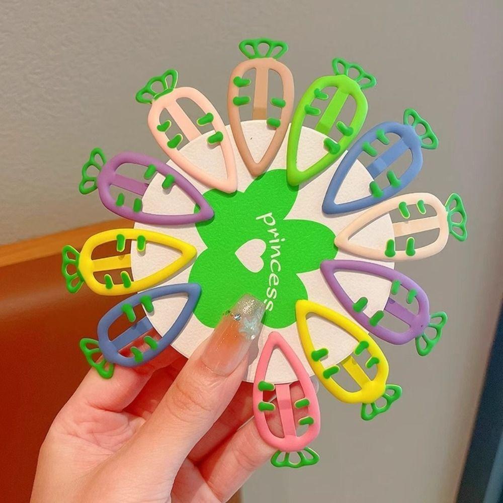 Neue Süße Karotte BB Haarspange Bonbonfarbe Dopamin Haarspange Geschenk Kopfschmuck Kinder