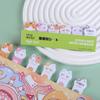 1 sztuka Kawaii Artykuły Papiernicze Kreskówkowe Zwierzęta Notatnik Zakładki Flagi Zakładki Indeksowe Karteczki Samoprzylepne Naklejki z Papieru Etykietowego