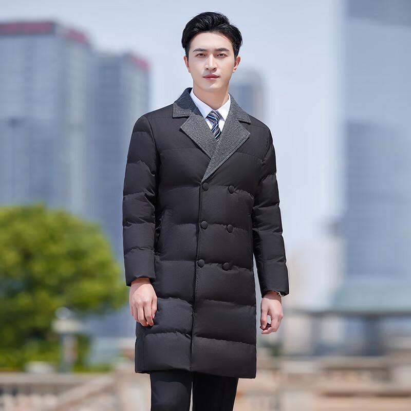 Teluoman Men's Business Casual Winter Padded Jacket