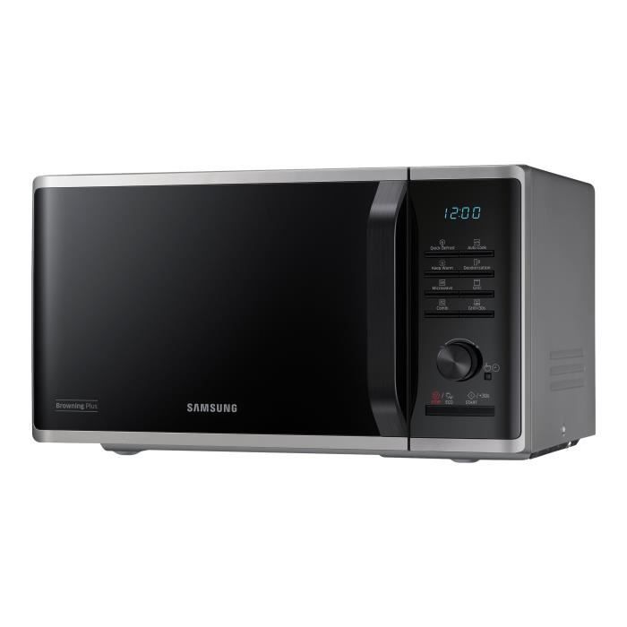 Micro-ondes Grill - Samsung - MG23K3515A - 23 L - 800 W - Noir, Argent