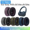 YAYINCC Replacement Printed Ice Silk Fabric EarPads For Sony WH-CH710N WH-CH720N Headset Noise Cancelling Earmuff Repairing Part