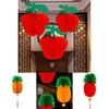 Exquisite Pineapple Apple Lanterns For Joyful Happy New Year Celebrations And Festive Decor
