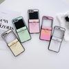 Suitable for Samsung Z Flip5 mobile phone case P50 Pocket diamond braided ring anti-drop case n2 flip