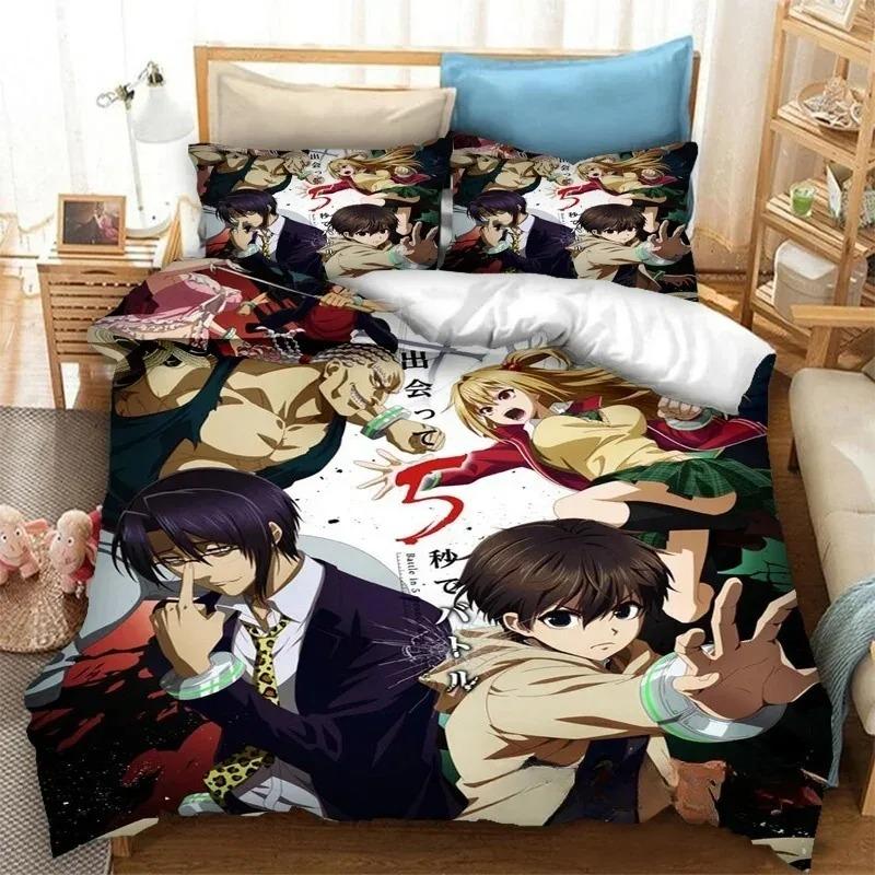 Comforter 3D Print Anime Battle Game In 5 Seconds Bedding Set Bedroom Soft Modern S Comefortable Quilt