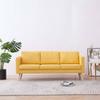 Day and Night - Day and Night 3-seater Yellow Fabric Sofa