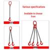 Double & Four Hook G80 Manganese Steel Lifting Chain Sling for Crane Hoist