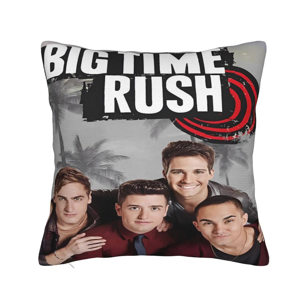 Pillow Case Big Time Rush Print Pillow Cover For Living Room Bed Chair Funny Pillowcases