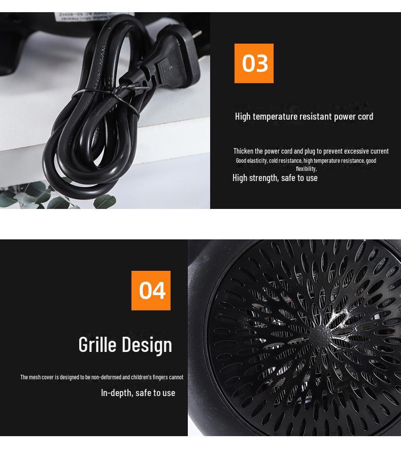 Mini Încălzitor Portabil de Birou Compact pentru Acasă și Birou