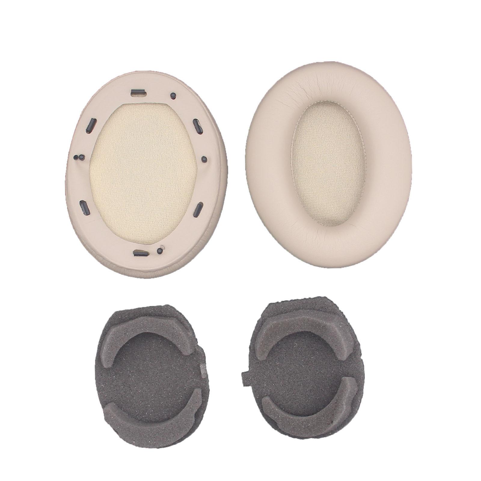 

1 Pair for Sony WH-1000XM3 Headphone Leather Case Head-mounted 1000XM3 Earmuffs Earmuffs Sponge Leather Cover 1 pair