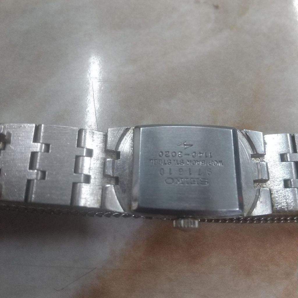 [USED] Seiko Special 23 Jewels 1140-3020 WGP/SS Rectangle