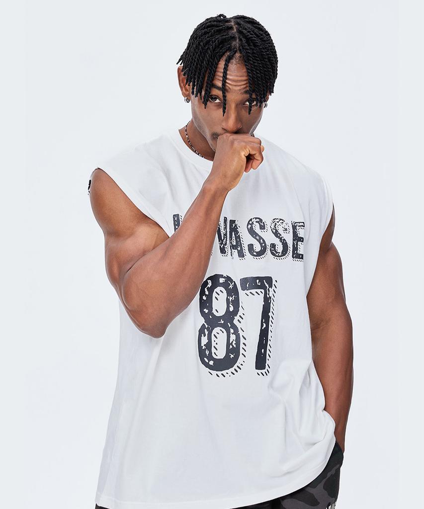 Leubase 87 Back Logo Sleeveless_White