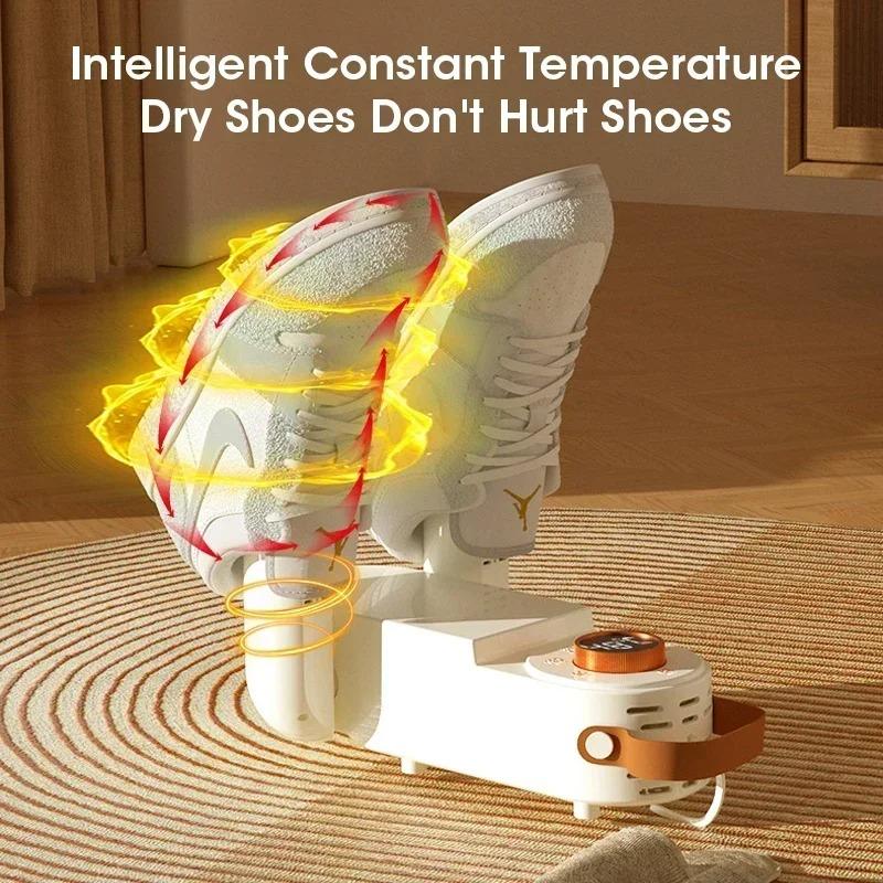 Electric Shoe Dryer for Boots with UV Technology Eliminate Odor Fast Drying Multifunctional Boot Deodorizer and Socks Dryer