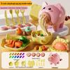 MiaoBeiLe Kids Pig Noodle Machine Playdough Set