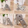 2set 360 Degree Hidden Hinges For Doors Stainless Steel Upper Lower Hinge Door Pivot Hinge Hardware Tool Furniture Fittings Loop