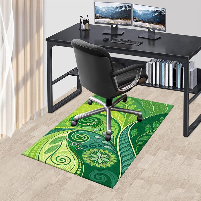 1PC leaf pattern Extra Large Non Slip Floor carpet, Office, family, bedroom, Studio Large Area Rug Indoor Rugs, Vibrant Colors