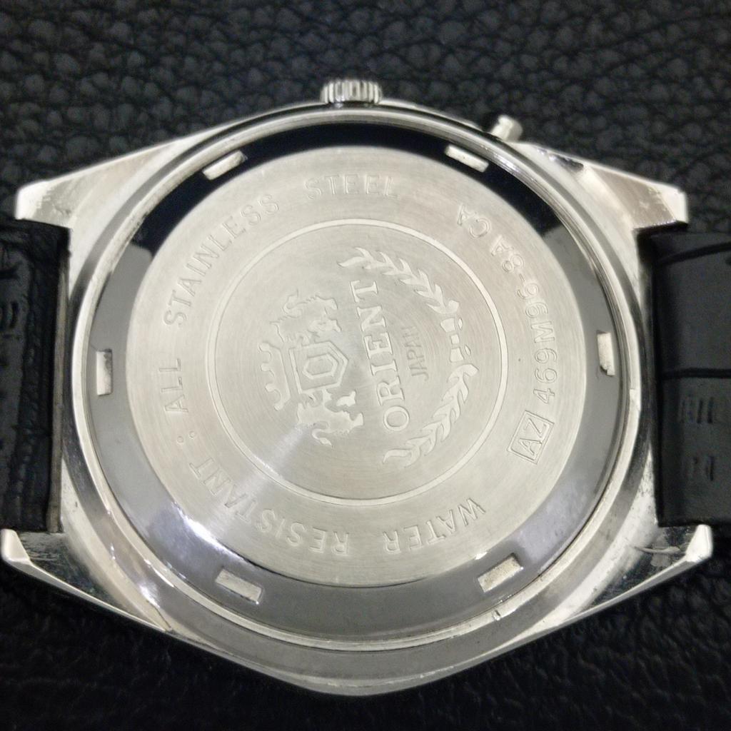 VINTAGE ORIENT CRYSTAL AUTOMATIC JAPAN 46943 MENS ORIGINAL DIAL WATCH a703376-1 R213b-a703376