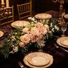 Artificial Rose Flower Wedding Chair Back Flower Arrangement For Ceremony Backdrop And Engagement Table Centerpieces
