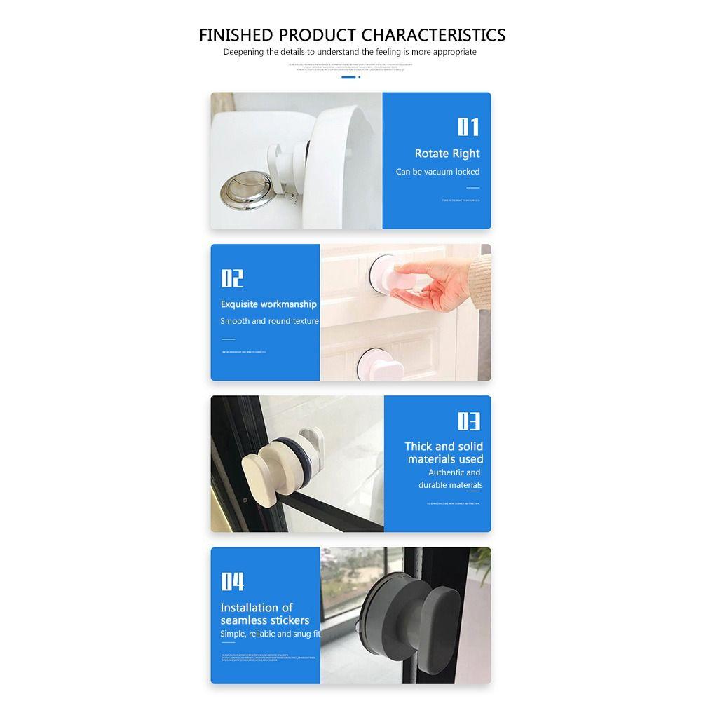 Anti-slip Shower Handle Furniture Cabinet Knobs Bathtub Pulls Creative Shower Safe Grip Knob