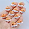 20 Pcs Cute Mini Halloween Bat Pumpkin Flat Back Resin Cabochons Scrapbooking DIY Jewelry Hairpin Craft Decoration Accessorie