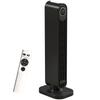 2000W Ceramic Electric Heater with Fan, Timer, Oscillation - Black