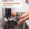 Fretta 13cm Wide Large Slow No Need To Cut Easy To Cold Press Squeezed Waste BPA Black Juicer, Inlet, 1.8L Capacity, Juicer, Finely, One-Time Pour,