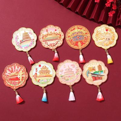 Forbidden City Retro Cultural Souvenir: Exquisite Metal Pocket Mirror