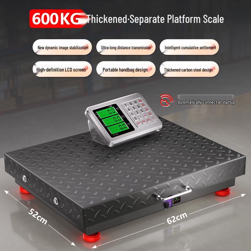 2025 High-Precision 300kg Commercial Electronic Bench Scale for Household & Street Vendor Use