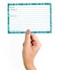 Inkdotpot Recipe Card 6x4 inch Single-Sided Recipe Design Cards Border Recipe Cards Wedding-Bridal Shower-Baby Shower- Pack of