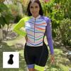 Tuta da Ciclismo Intera Primavera Estate 2026, Top, Abbigliamento Sportivo per Bicicletta, Pantaloni da Ciclismo da Donna a Manica Lunga in Silicone Traspiranti.