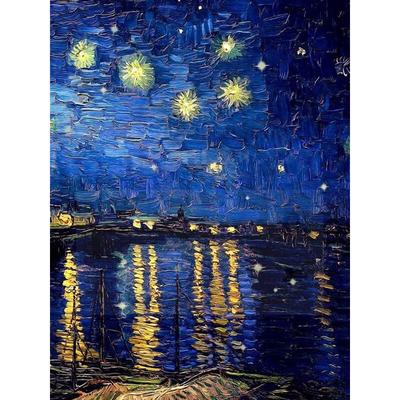 5d Diamond Painting A Starry Night Cross Stitch Diamond Picture Diamond Embroidery