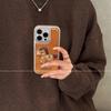 Brown Embroidery Horse Apple 16 ProMax & iPhone 16 Plus Cute Phone Case