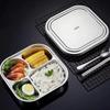 Lijia Stainless Steel Divided Canteen Plate