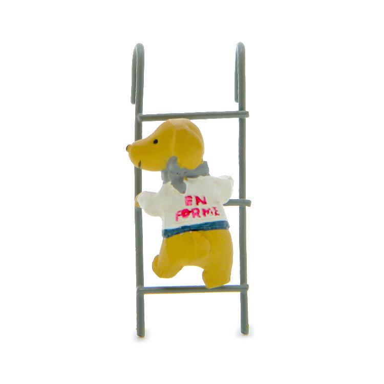 Puppy Cute Cartoon Climbing Stairs Scene Model Decoration For Props Landscape