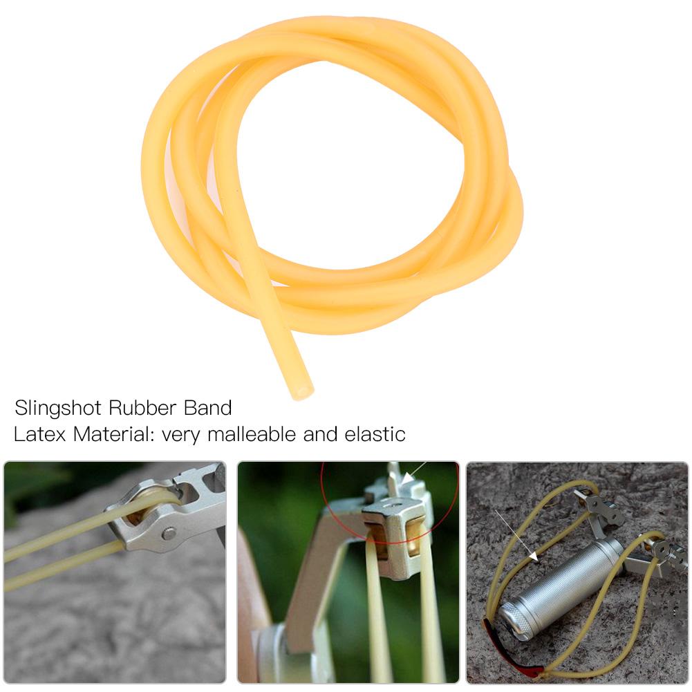 1 3 5M 3050 Natural Latex  S Tube Tubing Band for Hunting Shooting(1 Meter)