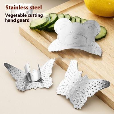 Stainless Steel Finger Guards For Cutting Kitchen Tool Finger Protectors To Avoid Hurting Durable Cutter Safety Finger Guard