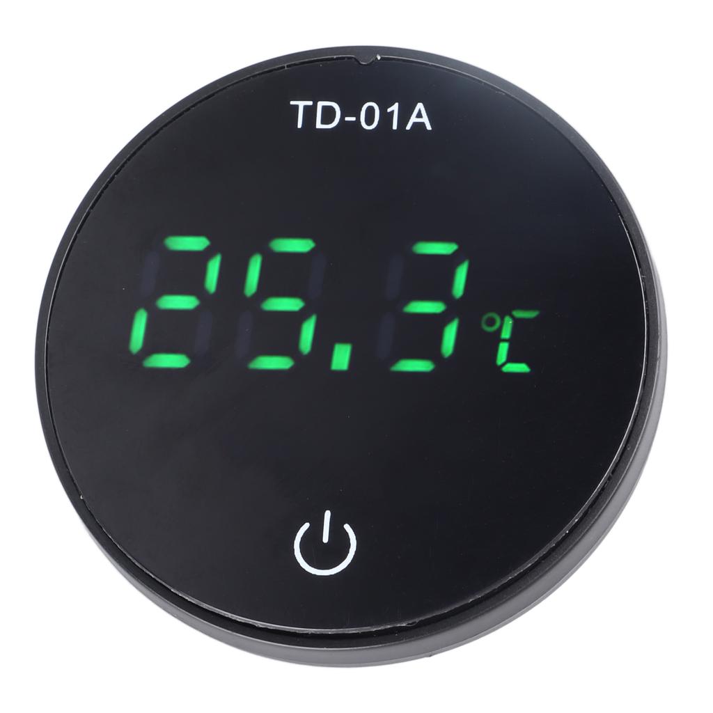 Akvarium digitalt termometer Nøyaktig LED-skjerm berøringsskjerm USB oppladbar fisketank