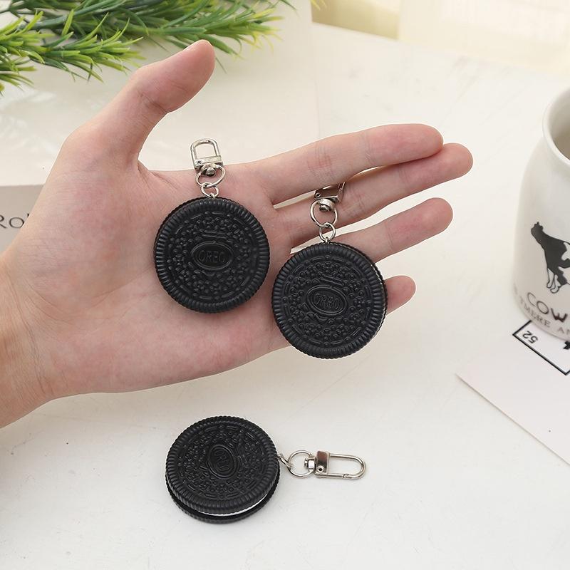Realistic 11 Oreo Cookie Keychain Cute Sandwich Cookie Pvc Pendant Creative Oreo Model Characters)