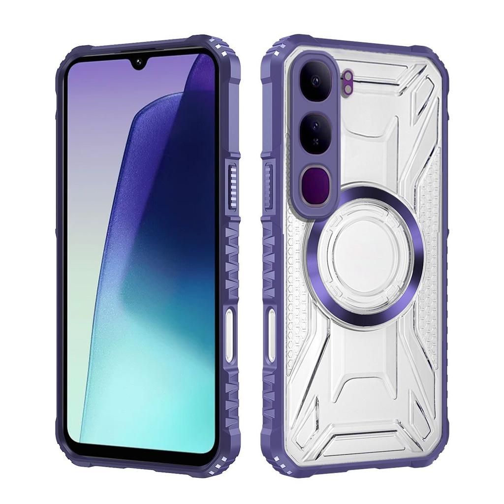 Battle Shadow Series Armor Phone Case for Vivo V40 Lite 5G,Y200 5G Shockproof Anti‑Drop Protective Cover