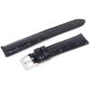 Seiko Band 20mm Cowhide Men's Black Black Watch Strap with Seiko Care Instructions RS03C20BK