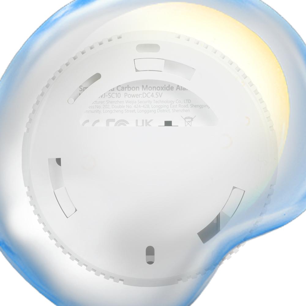 Smoke and Carbon Monoxide Detector Powered by Battery 2 in 1 Fire Alarm Smoke Detector for Home Hallways Bedroom China Mainland