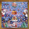Christmas Window Stickers Set, Static Cling Glass Décor for Home