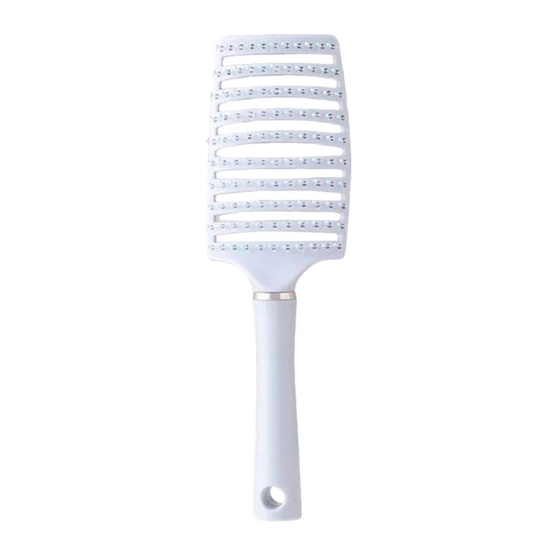 

Fashionable Soft Tooth Comb Large Curved Hairbrush for Most Hair Types Enjoy Quick Smoothing and Comfortable Grip