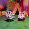 DISNEY BABY -MINNIE- Rehausseur de chaise pliable, nomade, de voyage, Léger et facile a nettoyer, Sac de transport inclus